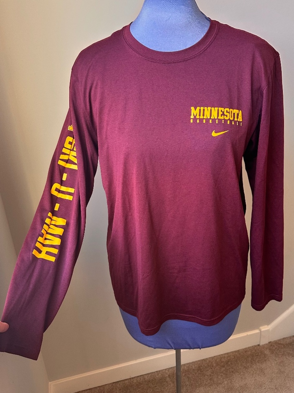 Men’s Nike MN Gopher Basketball Long Sleeve